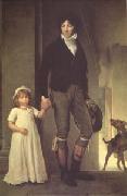 Jean-Baptiste Isabey and His Daughter (mk05 Baron Francois  Gerard